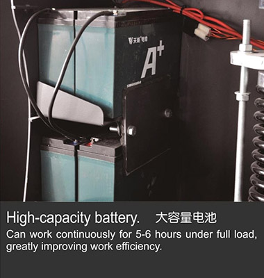 Electric Pallet Truck High-capacity battery