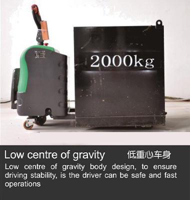 Electric Pallet Truck Low centre of gravity
