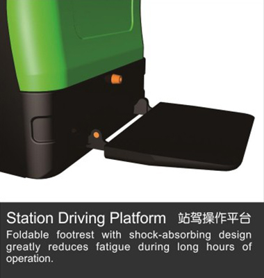 Electric Pallet Truck Station Driving Platform