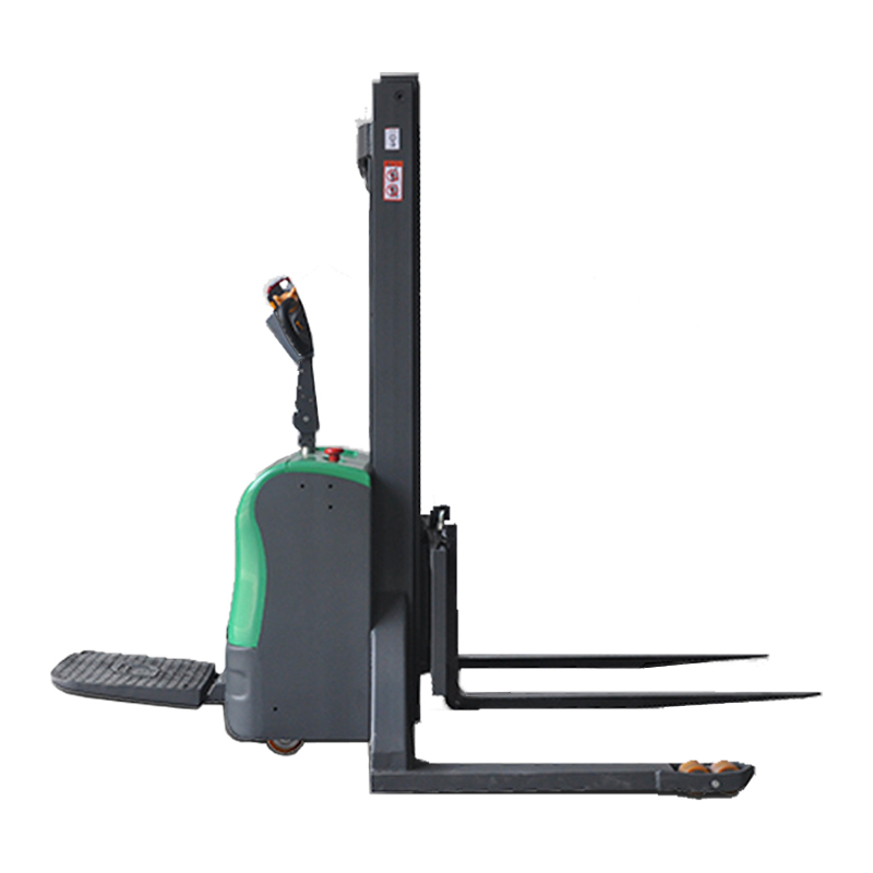 wide-leg electric stacker