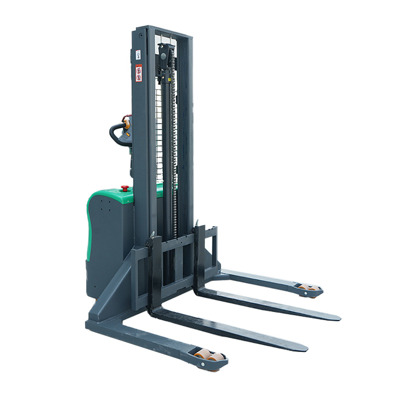 wide-leg electric stacker