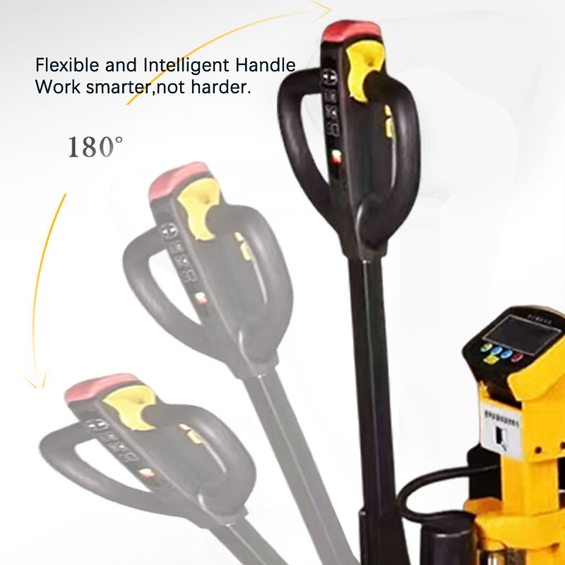Electric Pallet Truck with Scale details-handle