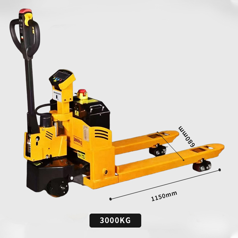 size of 3T Electric Pallet Truck with Scale